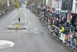 thumbnail: Spectators line the main street for the St Patrick's Day parade in Gorey. Pic: Jim Campbell