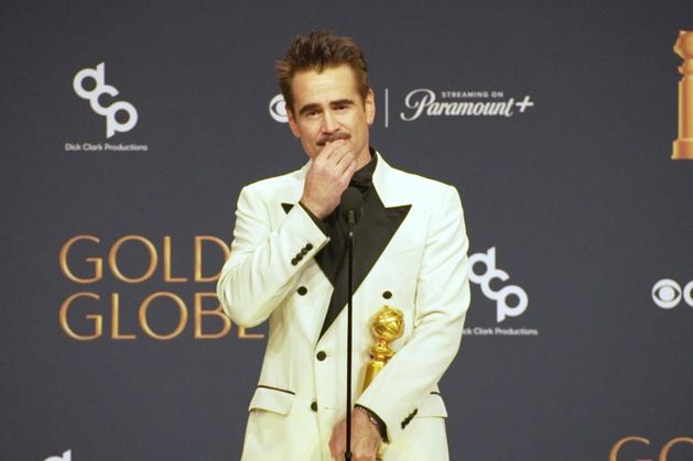 Colin Farrell wins Golden Globe for role as Batman villain The Penguin in HBO series