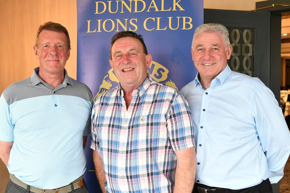 Austin Carroll, Matt Pepper and Gerry Connor at the Dundalk Lions Club Poker Classic held in the Lisdoo.Photo: Ken Finegan/www.newspics.ie