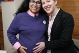 thumbnail: Dil Wickremasinghe and her partner Anne Marie Toole who are expecting a baby. Picture credit; Damien Eagers