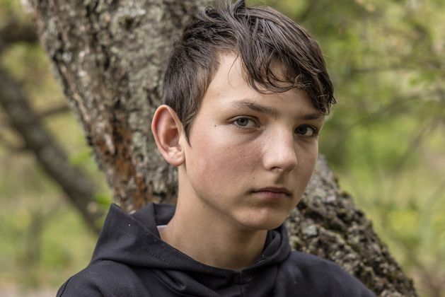 How quick thinking by Anatolii (12) saved his family from Russian drone closing in on his house in Ukraine