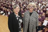 thumbnail: Aileen Kennedy (principal) and Veronica Crosbie (Chairperson, Places of Sanctuary Ireland).