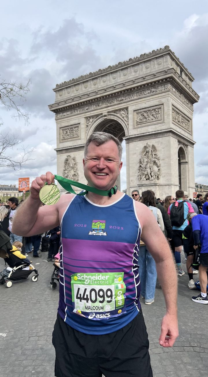 Wicklow-Wexford TD completes 40th marathon to raise over €2,000 for Gorey charity