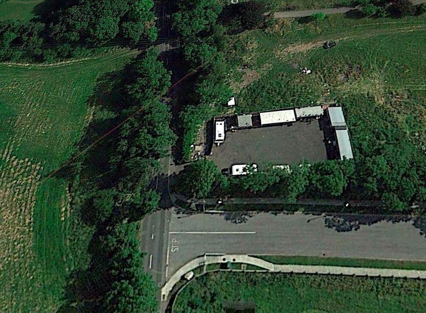 An aerial view of the halting site (Photo: Google Maps)