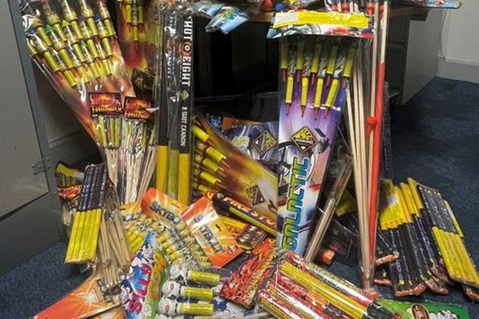 Fireworks seized by gardaí in Limerick