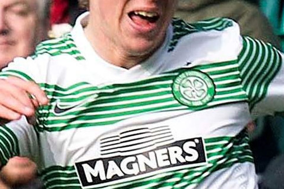 Celtic's Stefan Johansen. Photo: Jeff Holmes/PA Wire