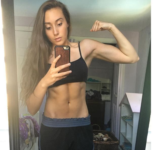 Sarah Francati battled with an eating disorder in her early teens Photo Credit: Instagram @Fit_Sarah177