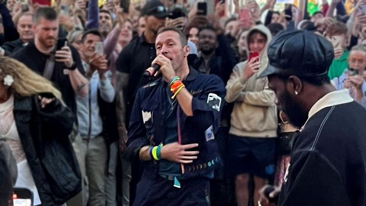 Coldplay release official music video filmed at surprise Grafton St performance