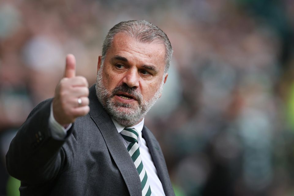 Celtic manager Ange Postecoglou at Celtic Park on Saturday. Photo: Ian MacNicol/Getty Images
