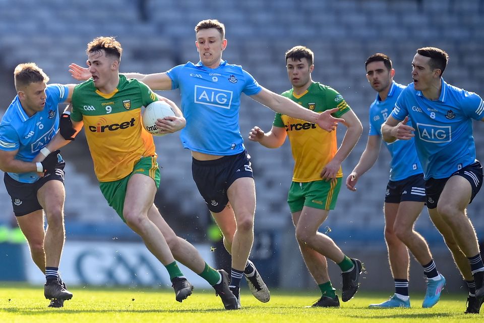 Dublin are in action against Donegal at Croke Park. Photo by Stephen McCarthy/Sportsfile