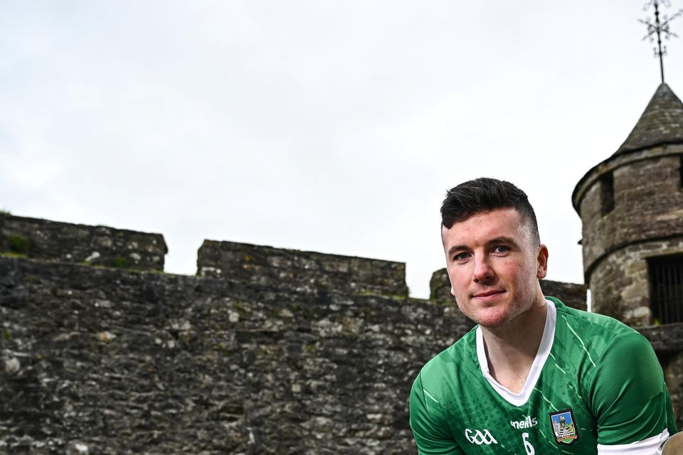 Limerick hurler Declan Hannon  at the launch of the Munster Senior Hurling and Football Championship at Cahir Castle in Tipperary. Photo: Harry Murphy/Sportsfile