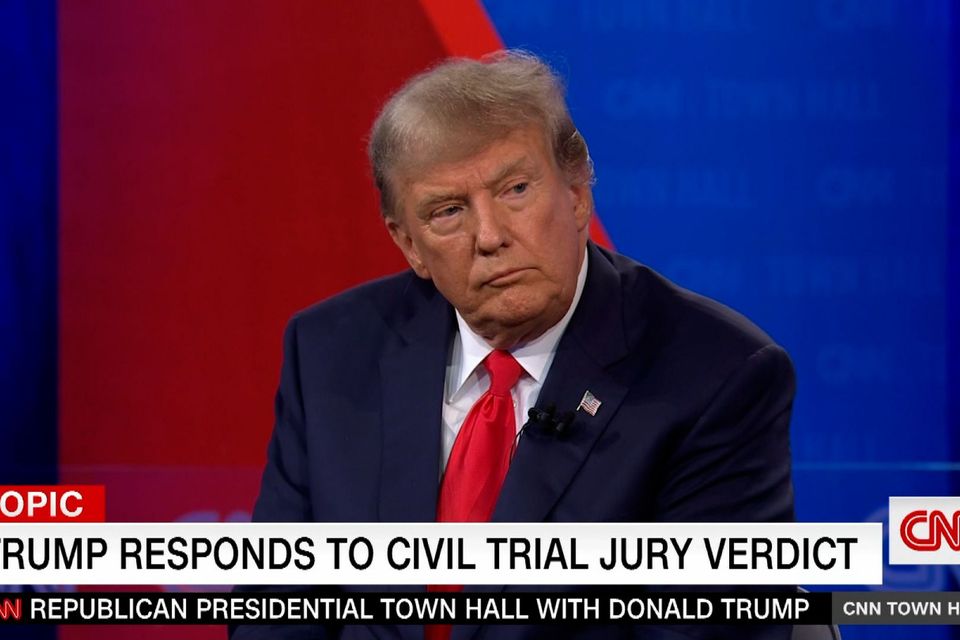 Donald Trump appears on CNN