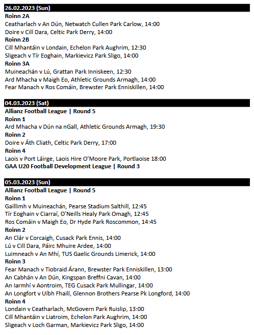 The GAA on X: It's decision time! The 12 counties who will contest the  knock-out stages of the 2023 All-Ireland Senior Football Championship will  be known by Sunday evening when the 4