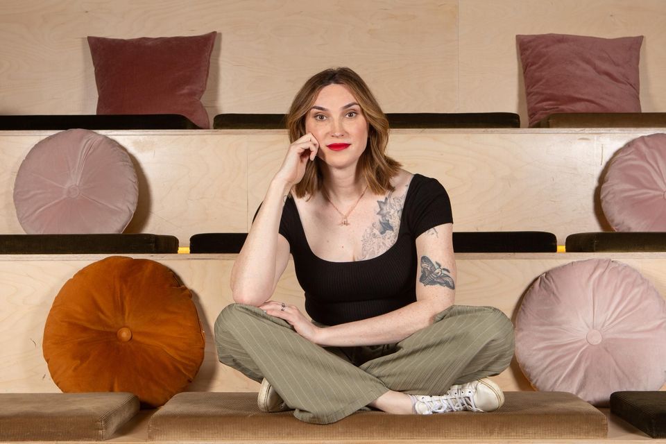 Juno Dawson photographed at Platform 9 in Hove, East Sussex. Picture by  Johnny Green