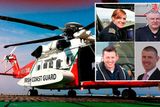 thumbnail: The four Coast Guard members on board Rescue 116: Dara Fitzpatrick, Paul Ormsby, Mark Duffy and Ciarán Smith.