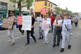 thumbnail: Parents Unite for Respite protest on Gorey's main street on Friday. Pic: Jim Campbell