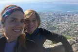 thumbnail: James and me, having finished  our lunch, which we'd eaten overlooking Table Mountain