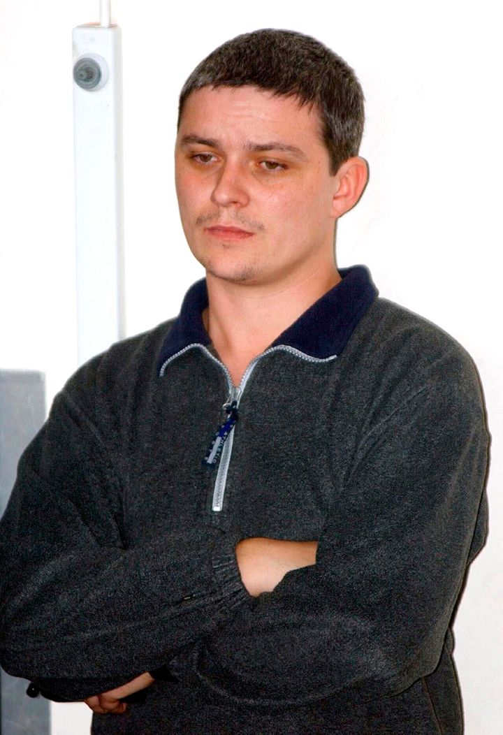 Child killer Ian Huntley is cremated with no mourners and bill footed by British taxpayer