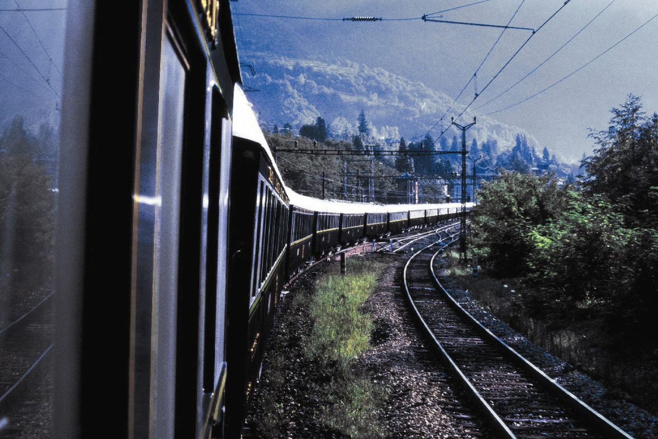 Architecture Hub - Venice Simplon-Orient-Express. Made up of original 1920s  and 30s European carriages, faithfully restored to their original elegance.  See more: themindcircle.com/venice-simplon-orient-express/