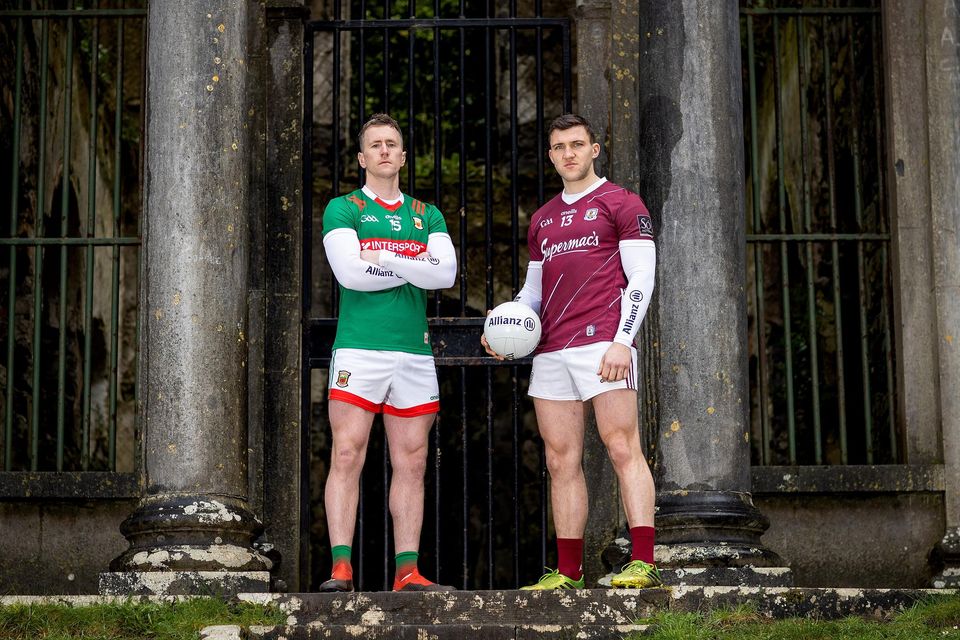 Cillian O’Connor and Mayo face Damien Comer's Galway a week before the Connacht Senior Football Championship gets under way
