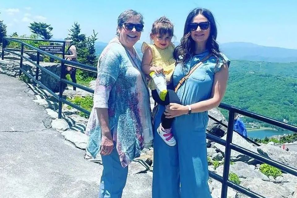 Barbara Rumpel, left, wrote on Facebook that her daughter, right, and granddaughter were "gone" after a Cessna plane crashed in Virginia with four people on board. Photo: Barbara Rumpel/Facebook
