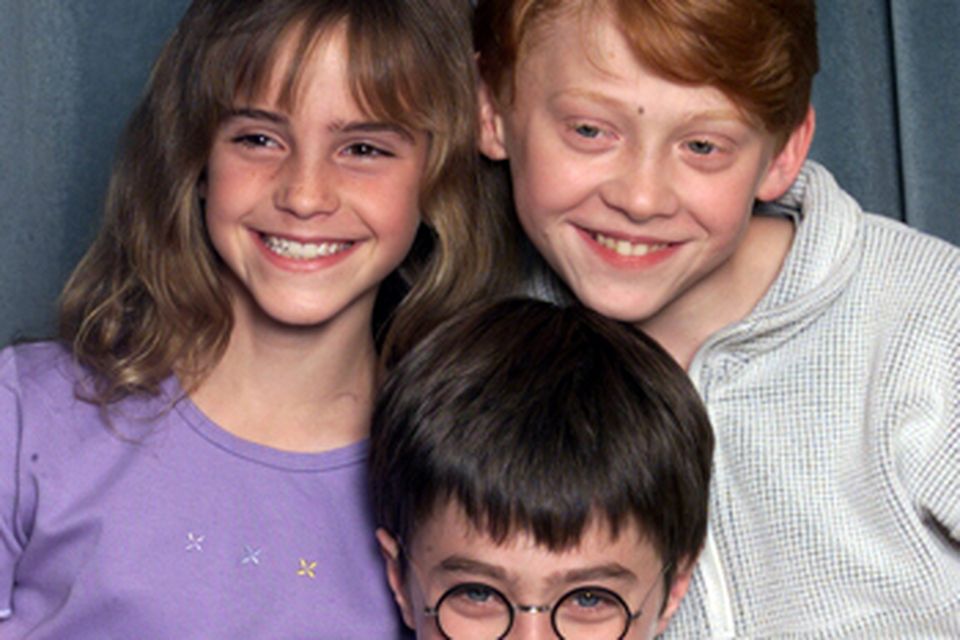 Image of DANIEL RADCLIFFE AT 'HARRY POTTER AND THE SORCERER'S STONE'  PHOTOCALL