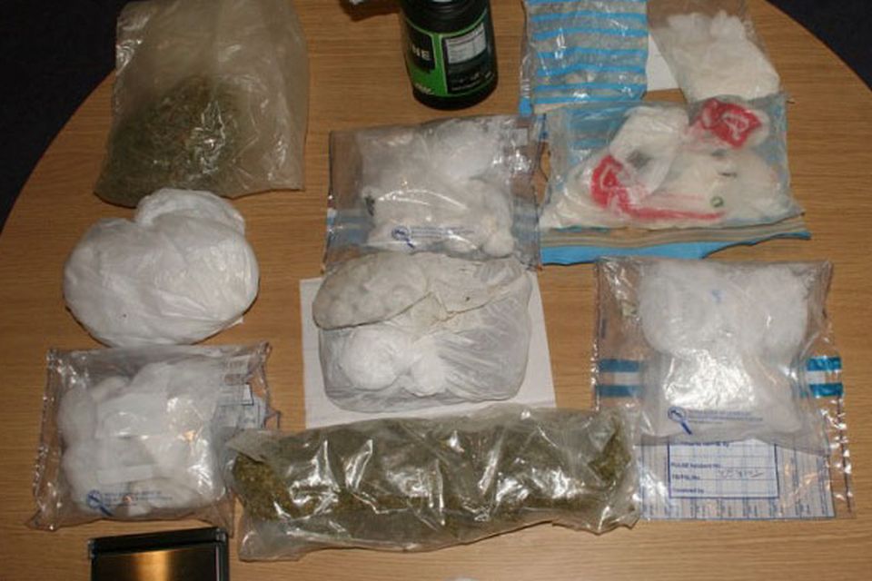 Some of the drugs which were seized by gardai