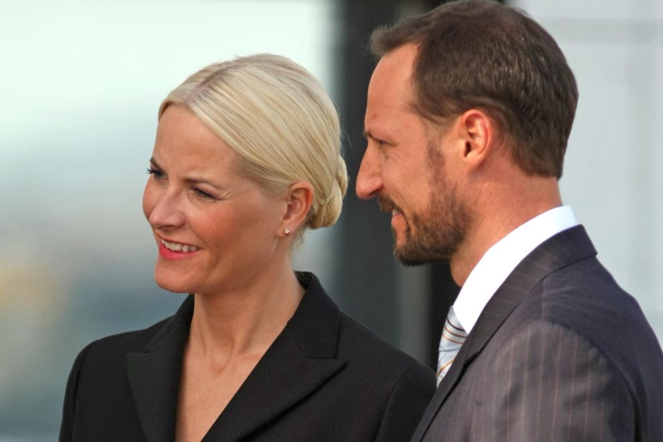 Crown Prince Haakon of Norway and Crown Princess Mette-Marit married in 2001
