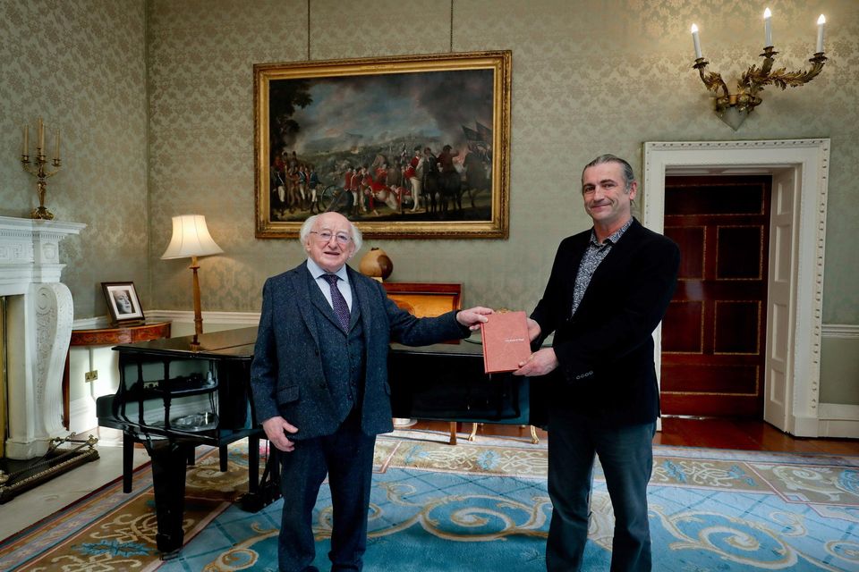 President gets a copy of the Book of Sligo | Irish Independent