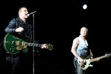 thumbnail: Bono and Adam Clayton onstage on the first night of their 360 tour held at Camp Nou in Barcelona. Photo: Getty Images