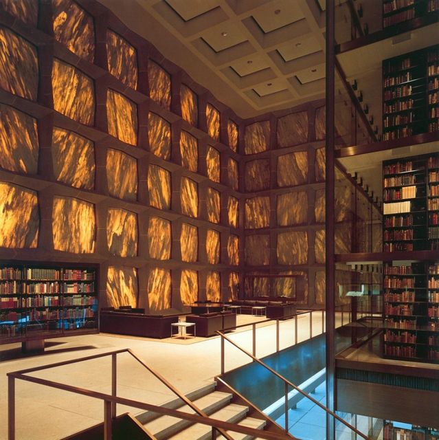 Beinecke Rare Book Library at Yale University, New Haven, Connecticut.