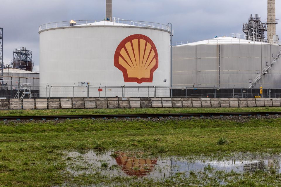 The activist group Follow This ­coordinated a resolution on Shell to align its environmental targets with those of the Paris Climate Agreement. Photo: Bloomberg