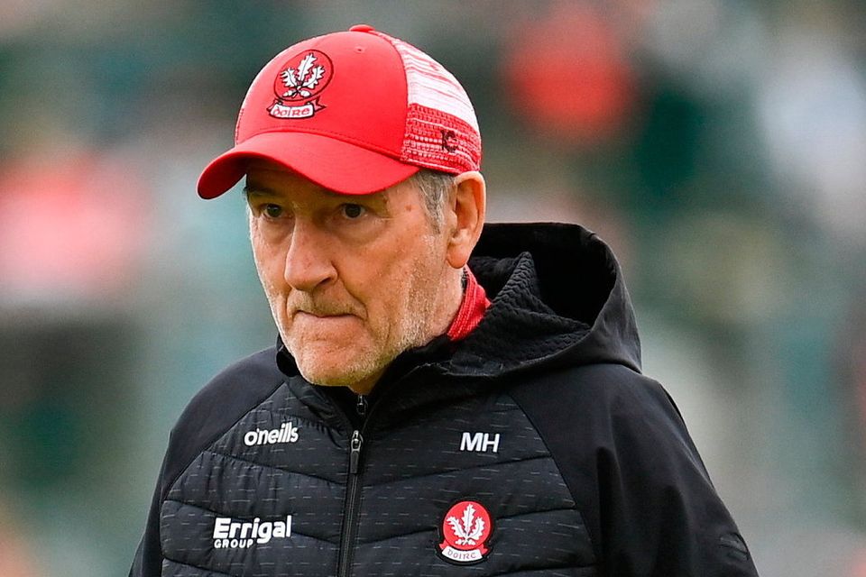 Mickey Harte is already under huge pressure as Derry bid to rescue their season. Photo: Sportsfile