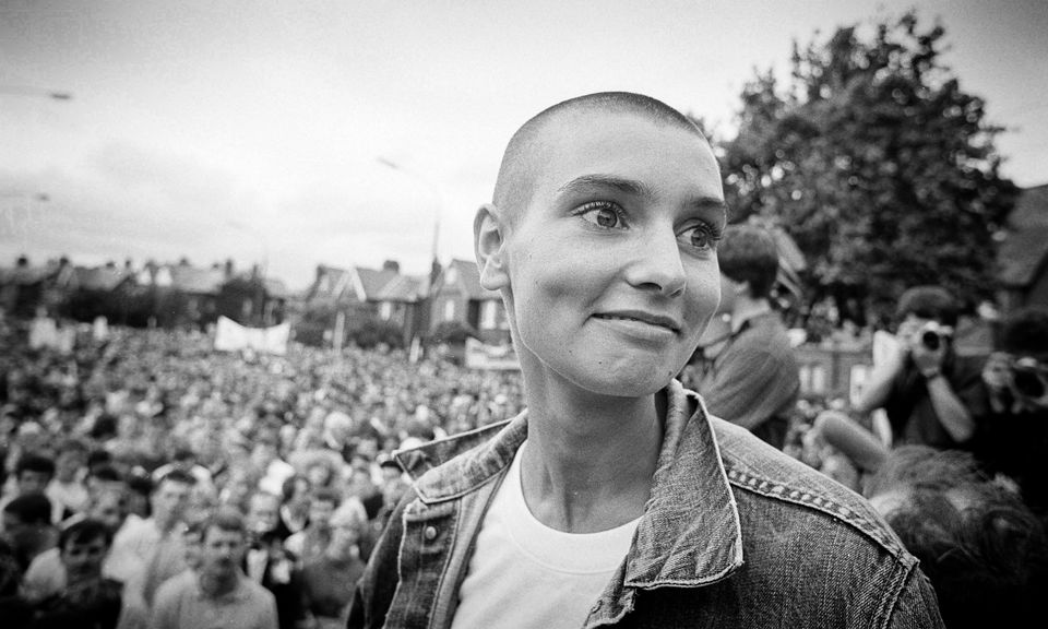 Irish singer Sinead O Connor in 1989 Photo: Eamonn Farrell/ RollingNews.ie