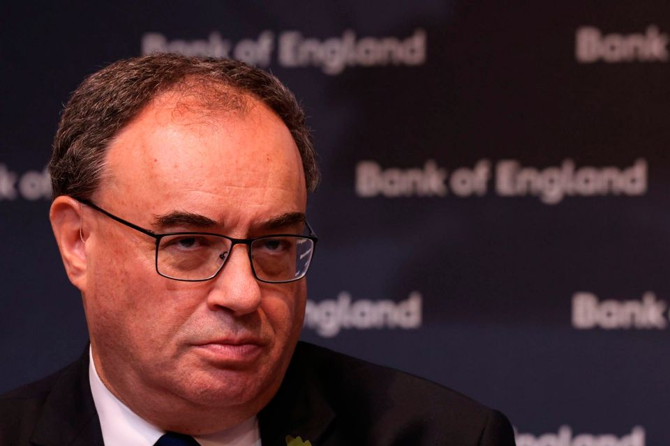 Andrew Bailey, governor of the Bank of England (BOE). Photographer: Hollie Adams/Bloomberg