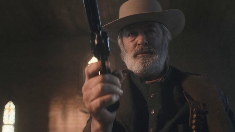 Santa Fe County Sheriff’s office footage showing actor Alec Baldwin practicing drawing his revolver on the set of the Rust movie (Santa Fe County Sheriff/PA)