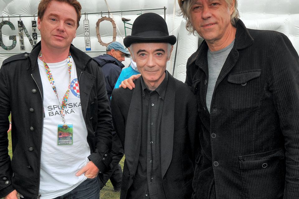 David McWilliams, BP Fallon and Bob Geldof
