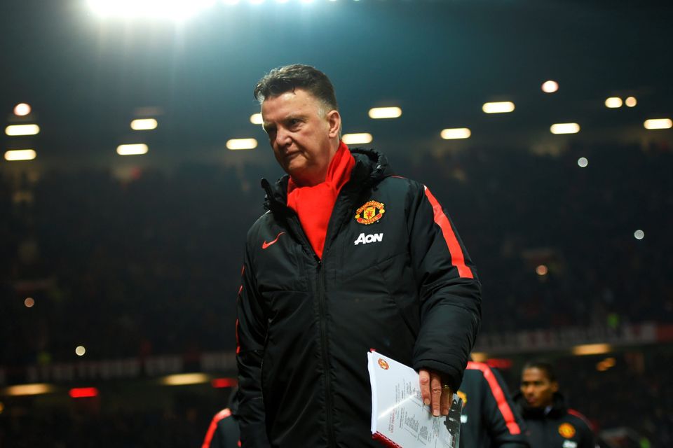 Louis van Gaal, manager of Manchester United
