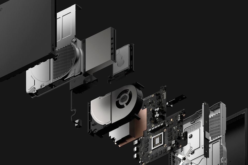 Xbox one x sale graphic card