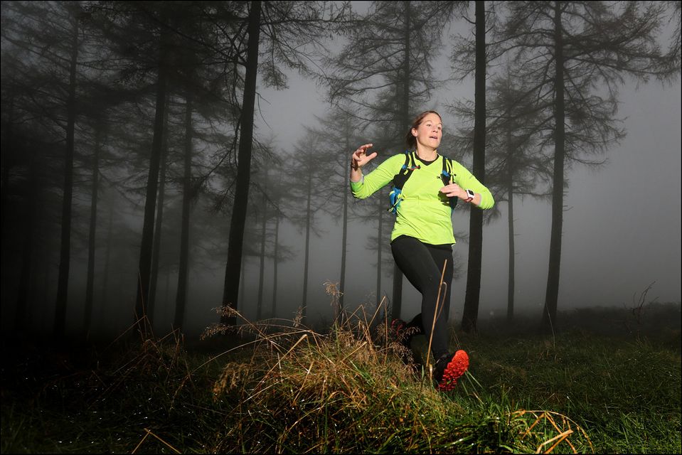Ultra trail Runner Clare Keeley.
Photo By David Conachy 29/10/2019