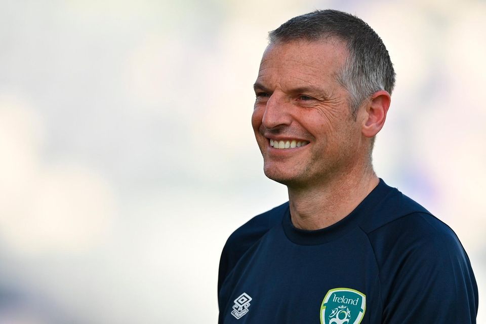 Republic of Ireland U-21 manager Jim Crawford. Photo: Sportsfile