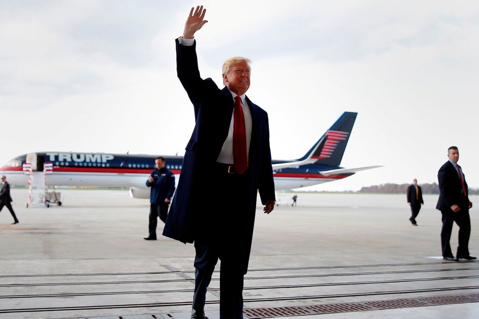U.S. President Donald Trump attends an event in Wilmington, Ohio, U.S.  REUTERS/Carlo Allegri/File Photo