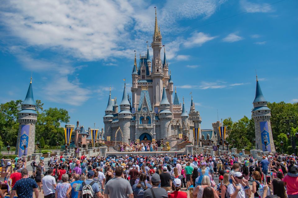 A achromatic  carnivore  successful  the Magic Kingdom astatine  Walt Disney World delayed the opening   of 3  lands astatine  the parkland  connected  Monday (Alamy/PA)