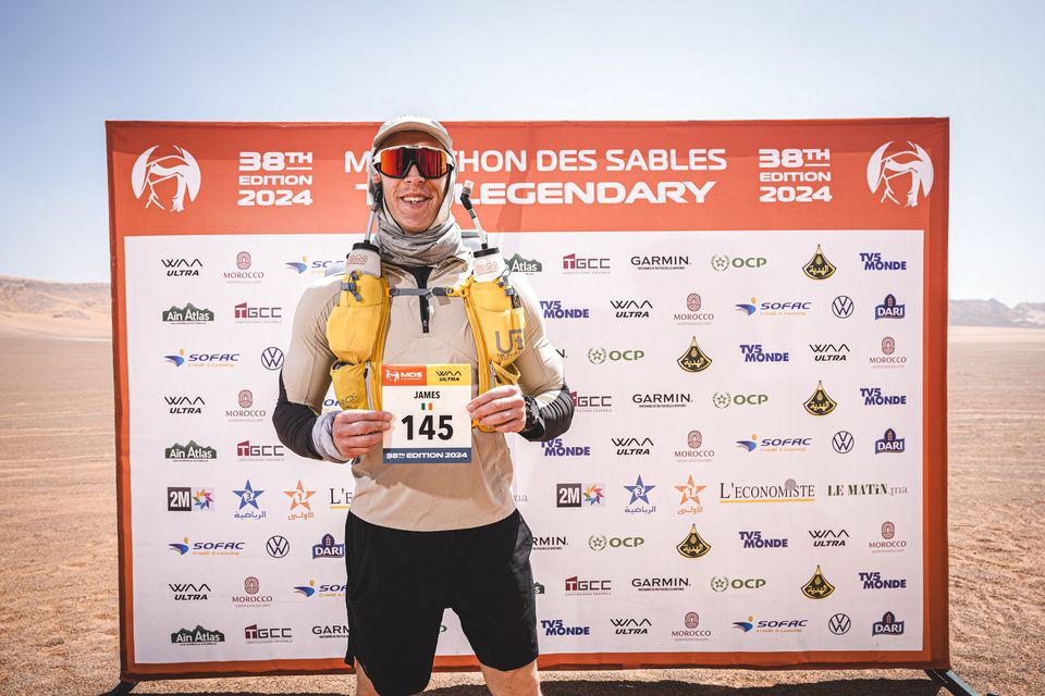 Dundalk man James Redmond finished 69th in the legendary Marathon des Sables