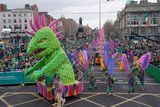thumbnail: Performers take part in the St Patrick's Day Parade in Dublin last year. Photo: Brian Lawless/PA