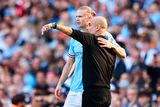 thumbnail: Erling Haaland of Manchester City speaks with his manager Pep Guardiola before coming off the bench against Chelsea at the weekend. Photo by Michael Regan/Getty Images
