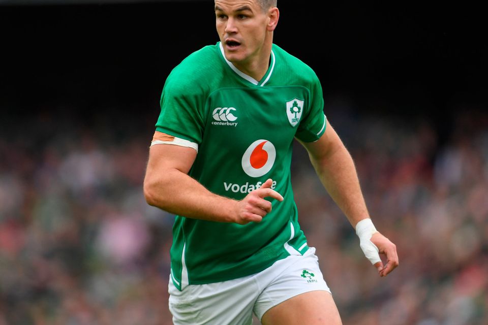 Jonathan Sexton of Ireland during the Guinness Summer Series match between Ireland and Wales at the Aviva Stadium in Dublin. Photo by Ramsey Cardy/Sportsfile
