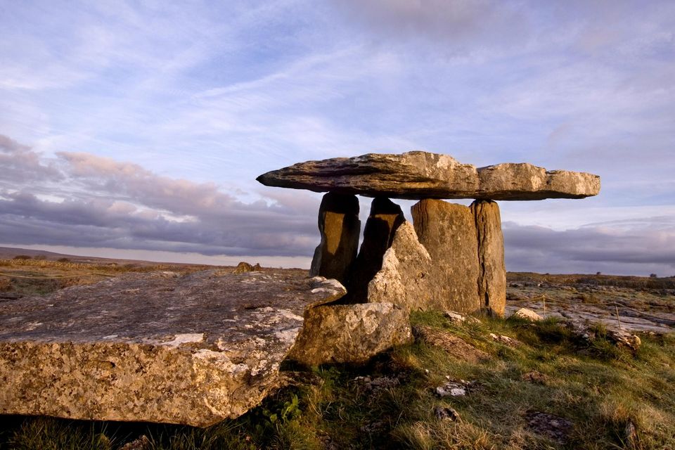 Poulnabrone Dolmen in the Burren, Co Clare. Picture: Tourism Ireland