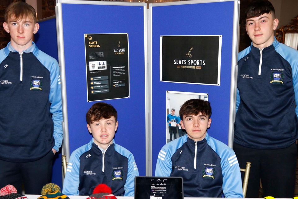 The 'Slats Sports' team from Colaiste Mhuire, Buttevant.