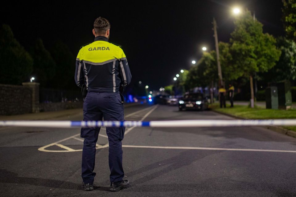 The scene of the incident in Balbriggan on Monday night. Photo: Damien Storan.
